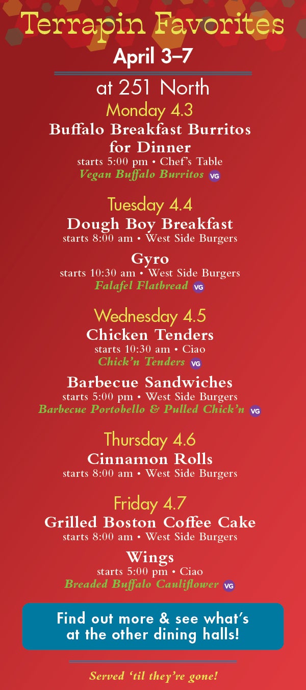 251 North UMD Dining Services